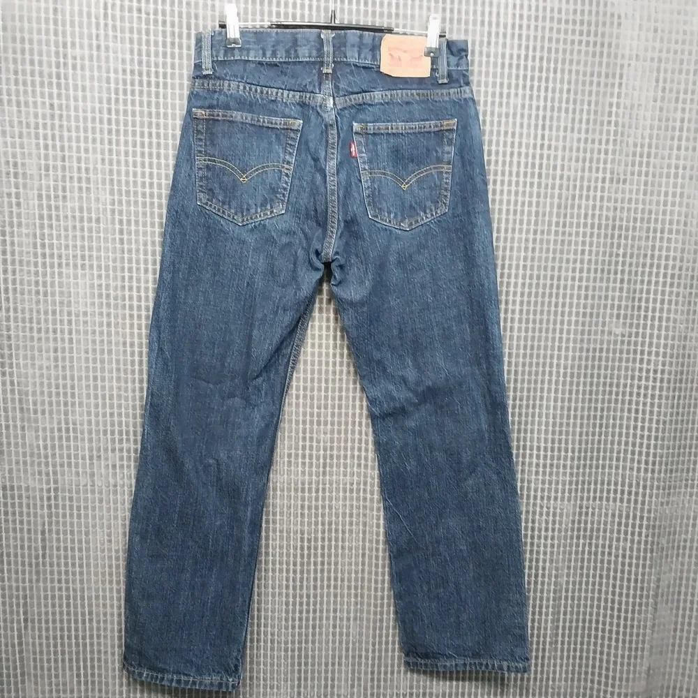 Levi's Boys Jeans 505 Regular Straight Leg 16 REG W28 Blue Denim